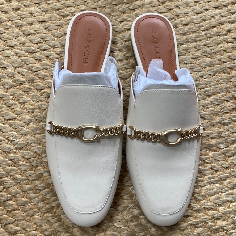 COACH Sofi Leather Slides